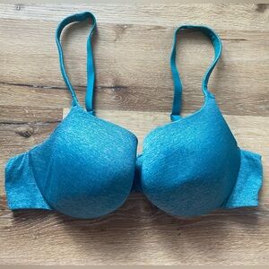 Cacique True Embrace Classic T-Shirt Bra with Full Coverage in a Heathered Green